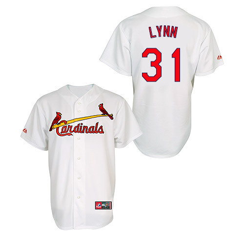 Lance Lynn #31 MLB Jersey-St Louis Cardinals Men's Authentic Home Jersey by Majestic Athletic Baseball Jersey